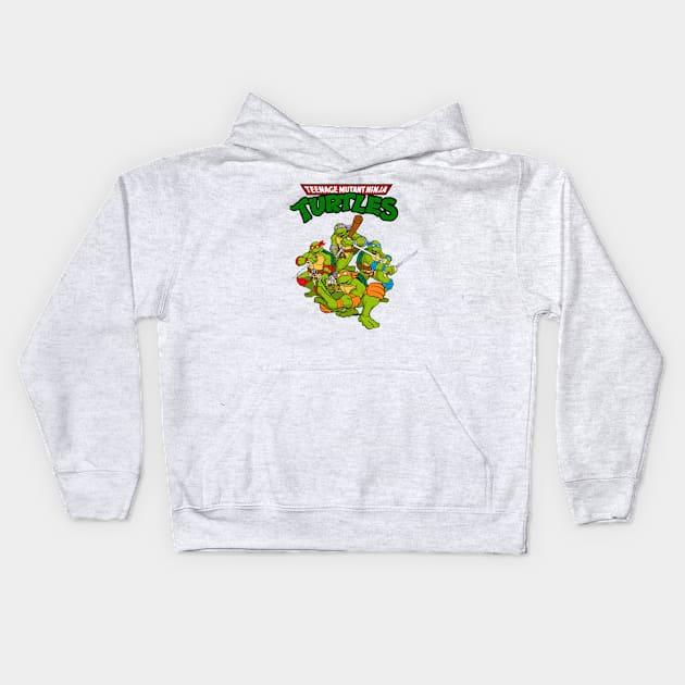 TMNT Kids Hoodie by nurkaymazdesing